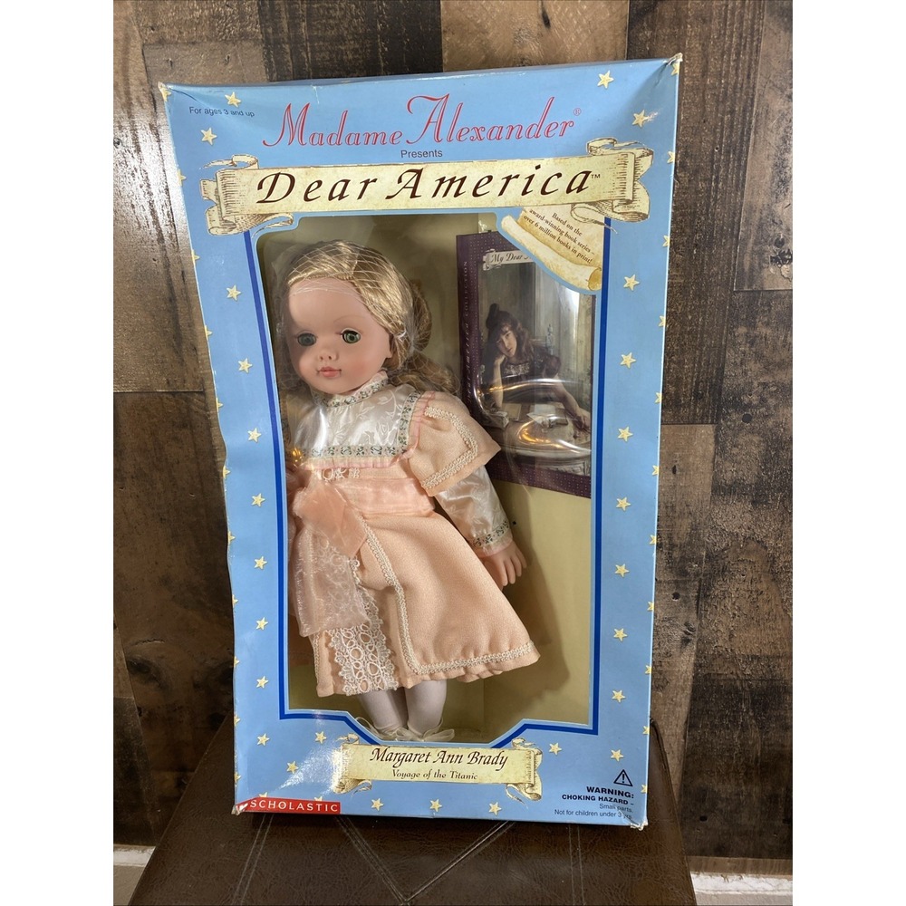 Madame Alexander Margaret Ann Brady Dear America 18" Doll Titanic 1999 Vtg